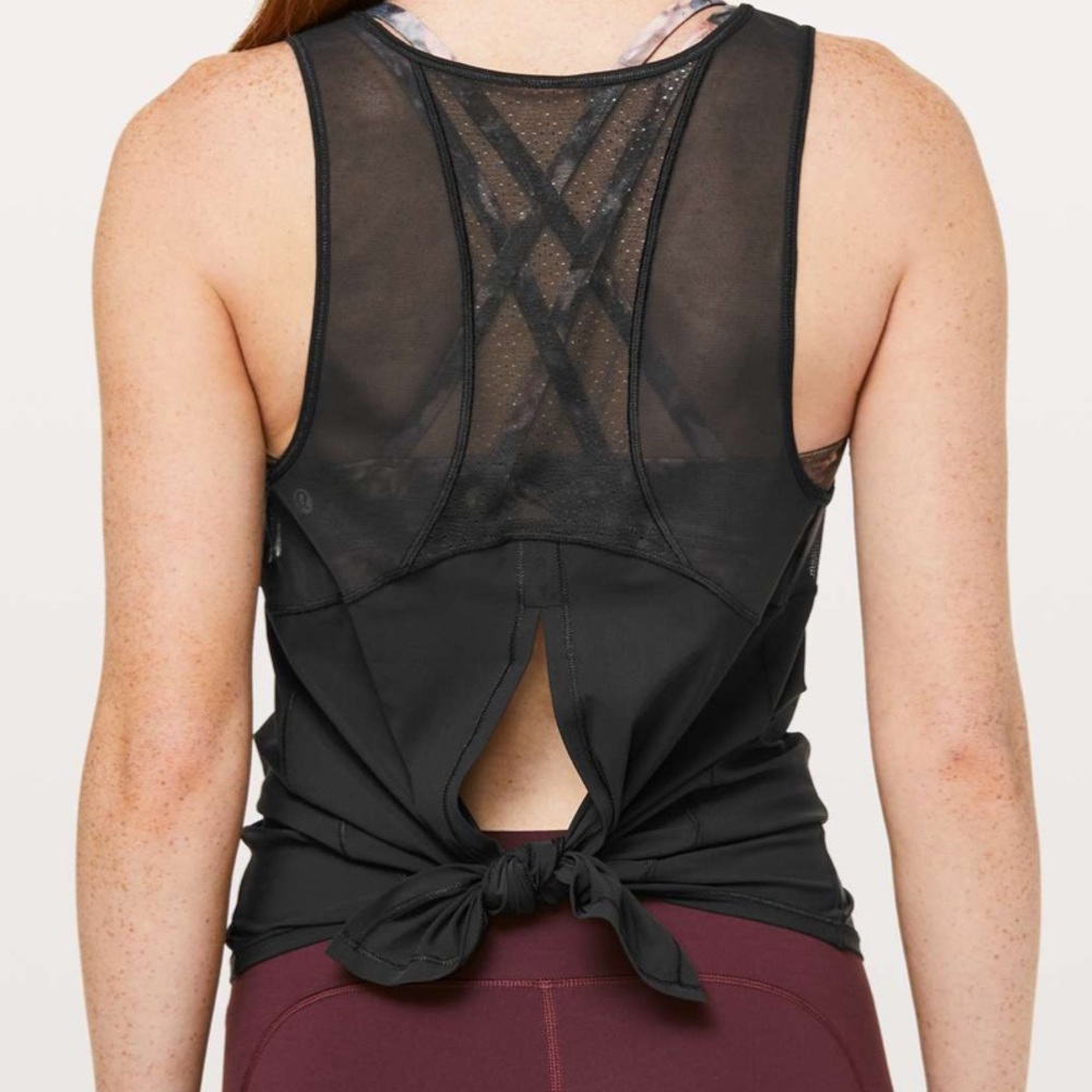 Lululemon Sculpt Tank Tie Back